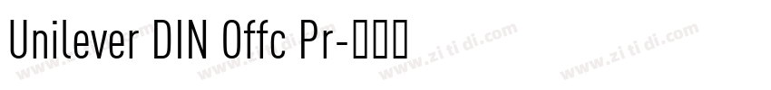 Unilever DIN Offc Pr字体转换